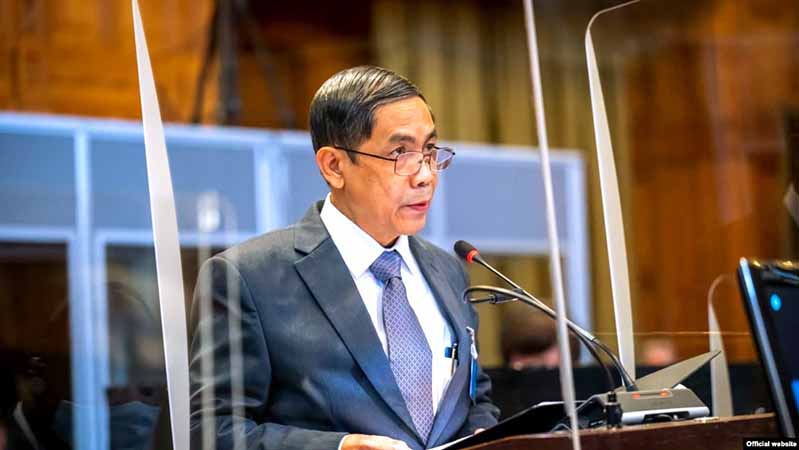 U Ko Ko Hlaing to Lead Delegation for ICJ Oral Arguments