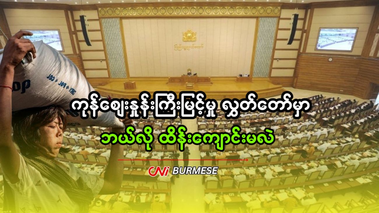 ကုန်စျေးနှုန်းကြီးမြင့်မှု လွှတ်တော်မှာ ဘယ်လို ထိန်းကျောင်းမလဲ