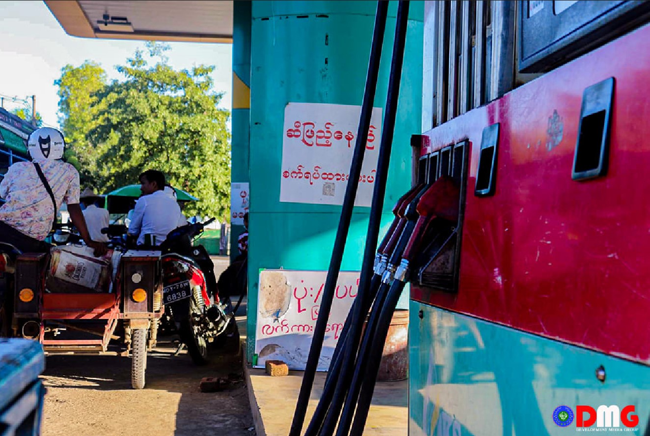 Transportation delays create fuel shortages in Mon, Rakhine states