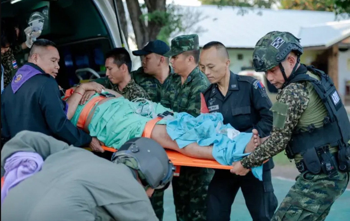 ထိုင်း-ကမ္ဘောဒီးယား တိုက်ခိုက်မှု ၁ ဦးသေ ၈ ဦးဒဏ်ရာရ 