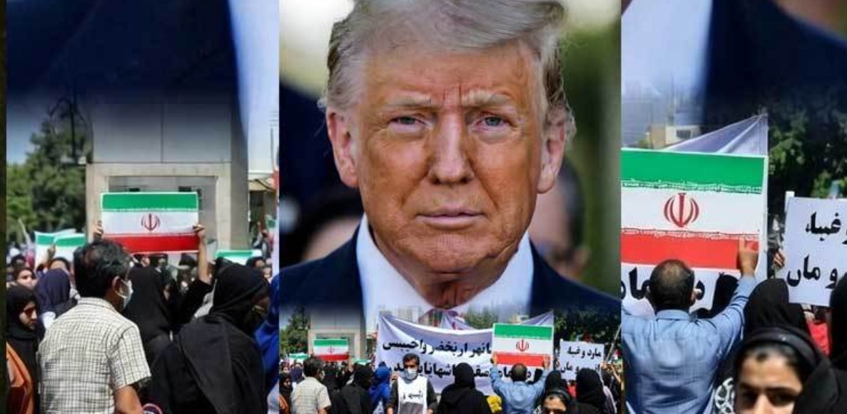 အီရန်ပြည်သူများ ဆန္ဒပြမှုများ ဆက်လုပ်ရန် ထရမ့် ပြော