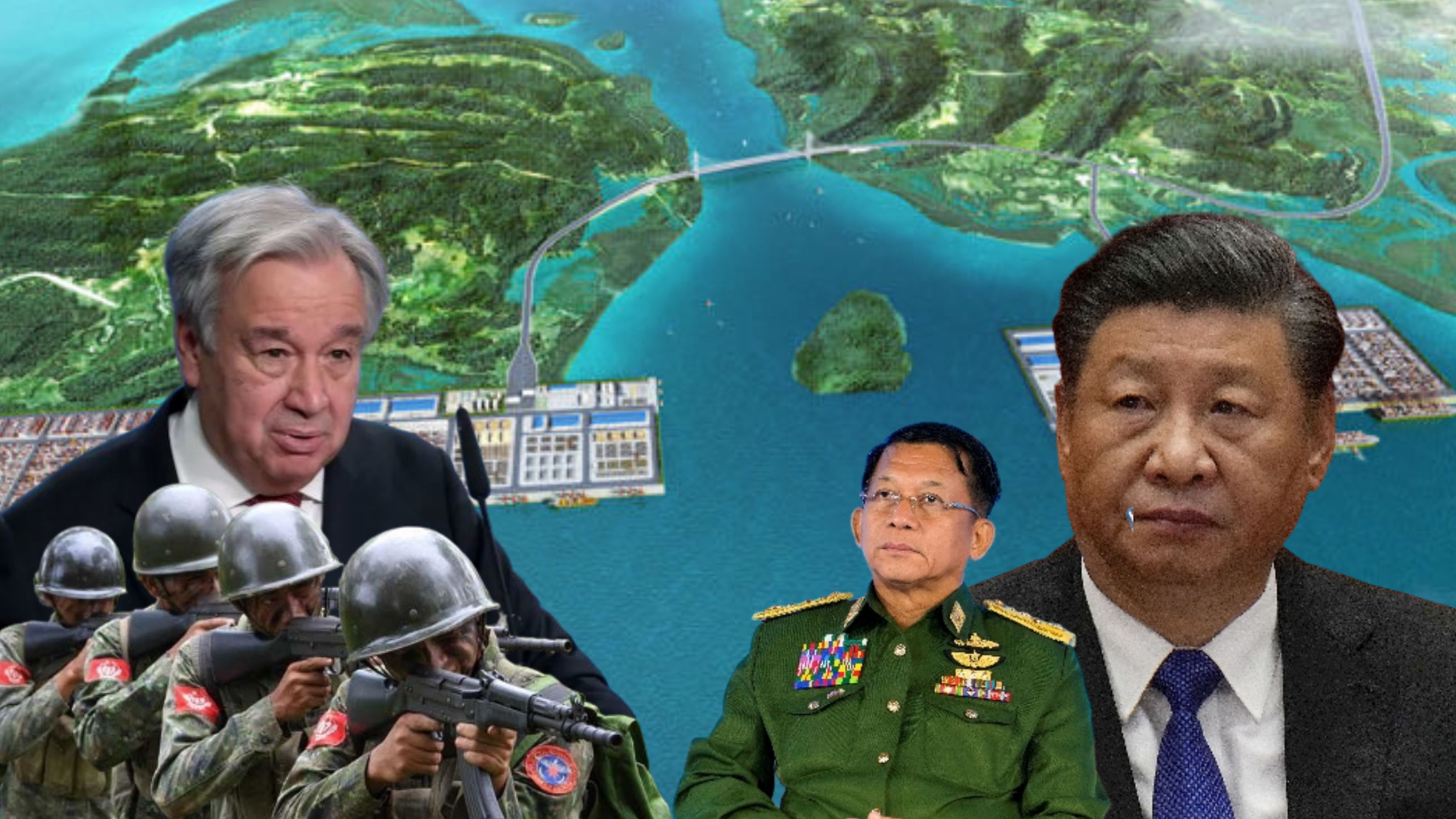 Kyaukphyu Battle is a competition between the East and the West