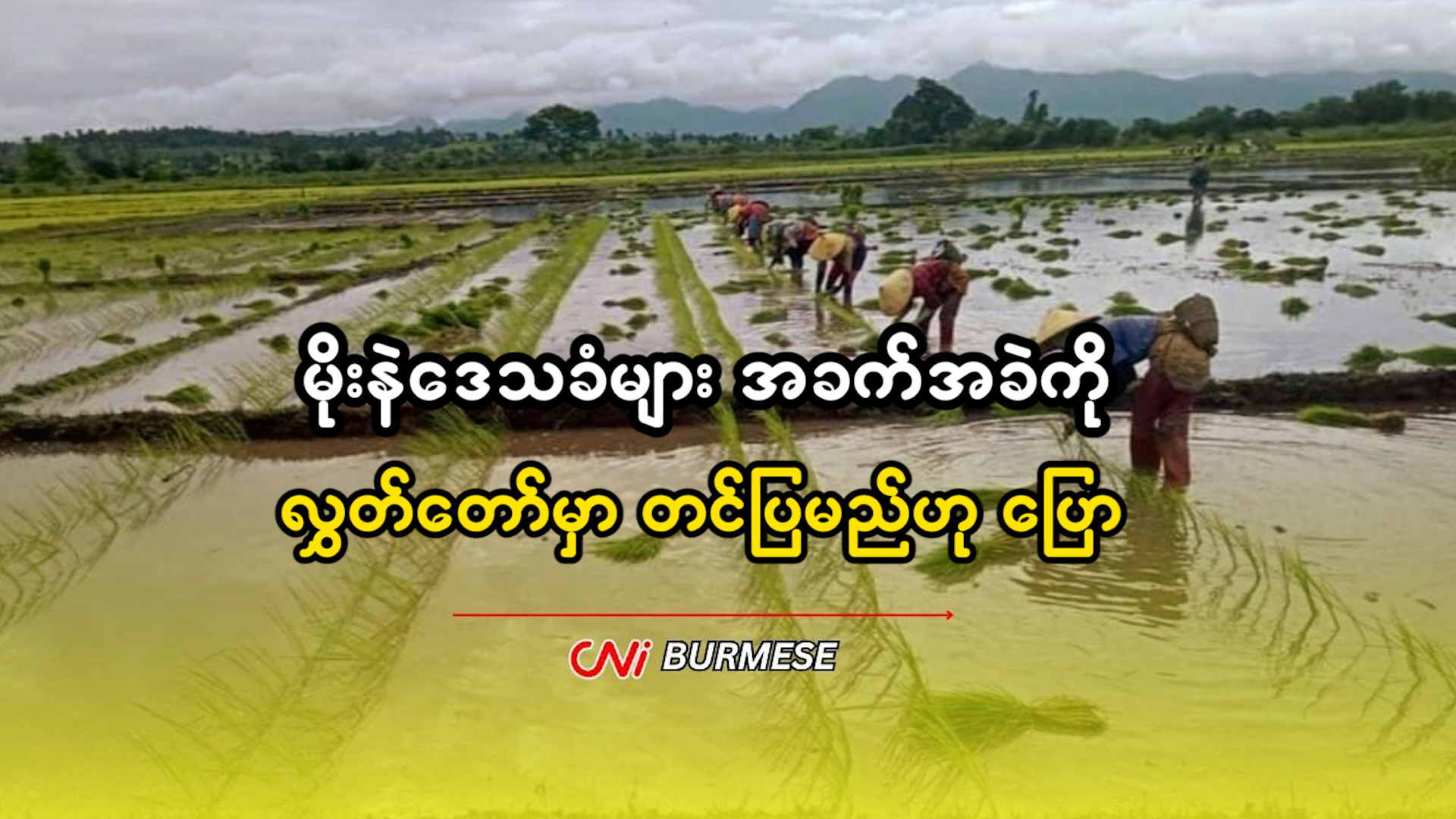 မိုးနဲဒေသခံများ အခက်အခဲကို လွှတ်တော်မှာ တင်ပြမည်ဟု ပြော