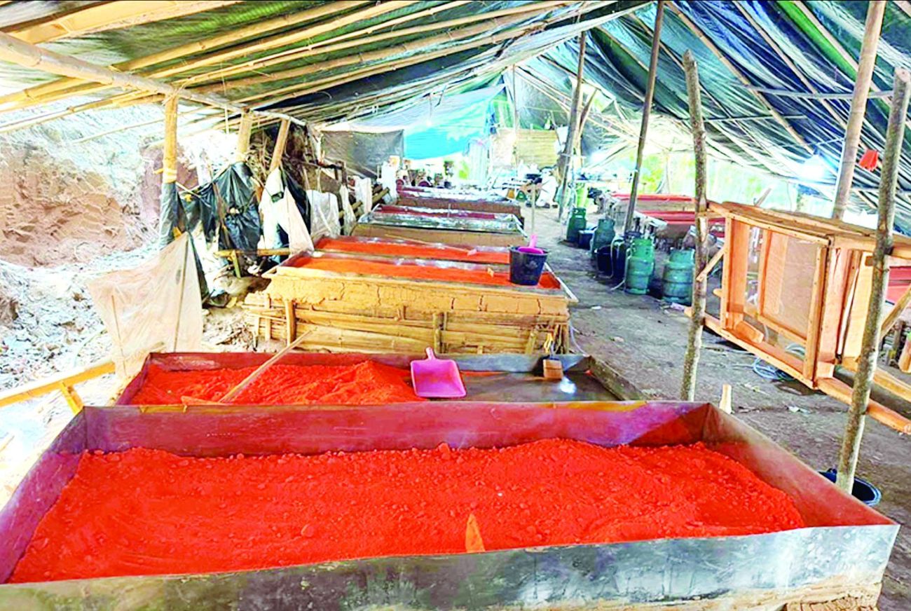 တာချီလိတ်မြို့နယ်မှာ မူးယစ်ဆေးဝါး စက်ရုံကို ဖမ်းမိ