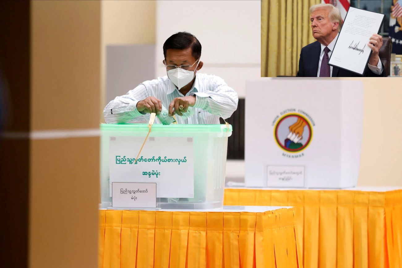 What does the US's election no-comment policy mean?