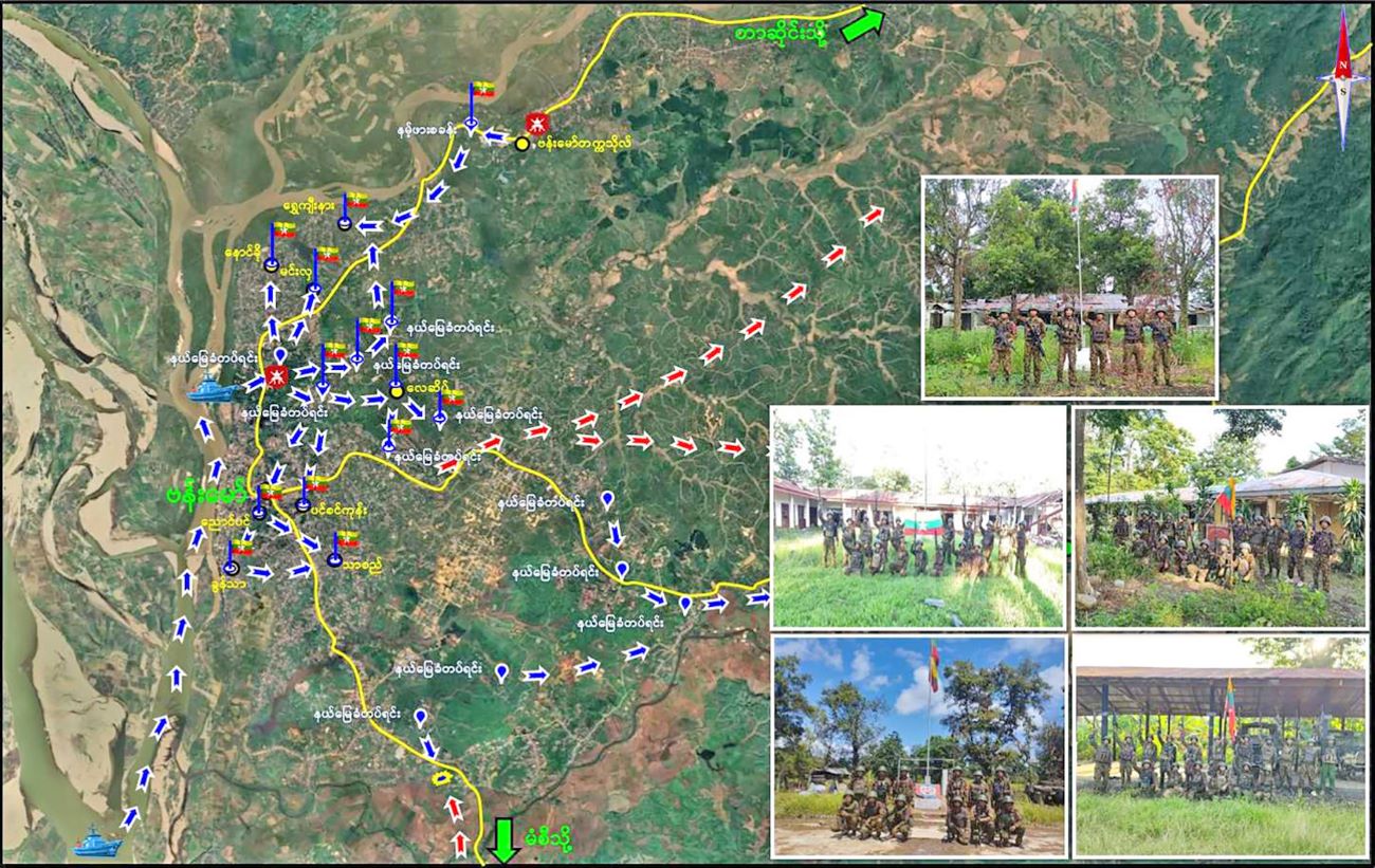 ဗန်းမော်မြို့ဝန်းကျင် အားလုံး စစ်တပ် ပြန်လည်ထိန်းချုပ်