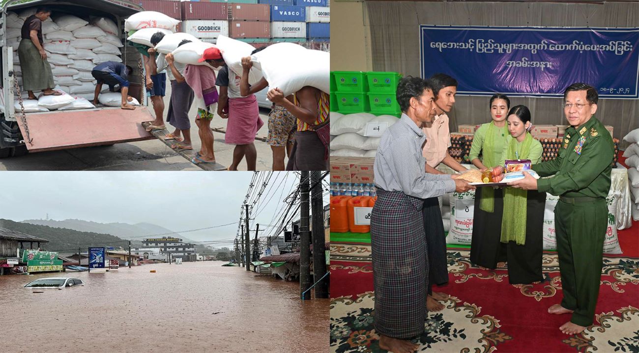 စိုက်ခင်း သိန်းချီပျက်စီးသွား၍ ပြည်ပသို့ ဆန်တင်ပို့မှုကို ထိန်းသင့်