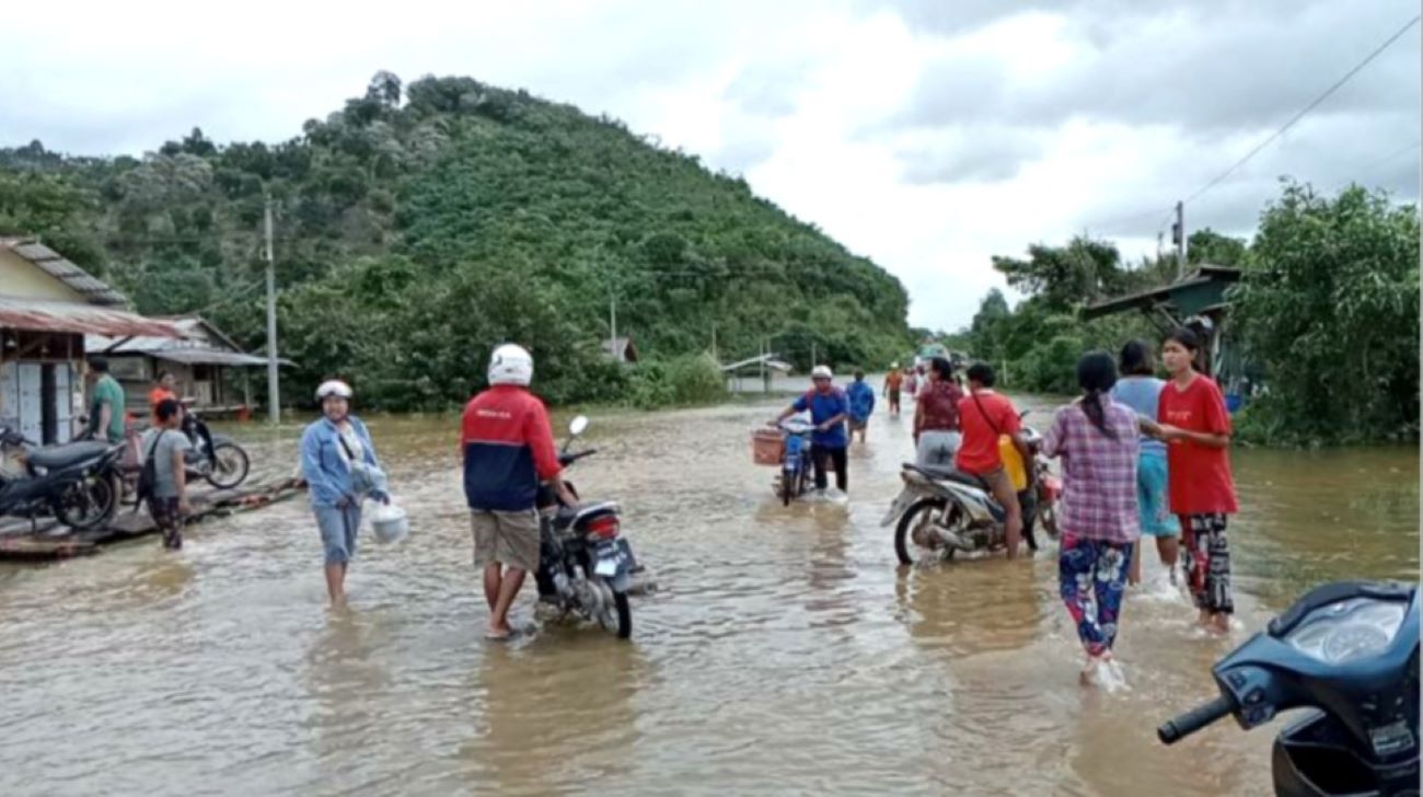 တနင်္သာရီမြစ်‌ရေကြောင့် မြိတ်-မောတောင် ကုန်သွယ်ရေးလမ်း ယာယီပိတ်ထား