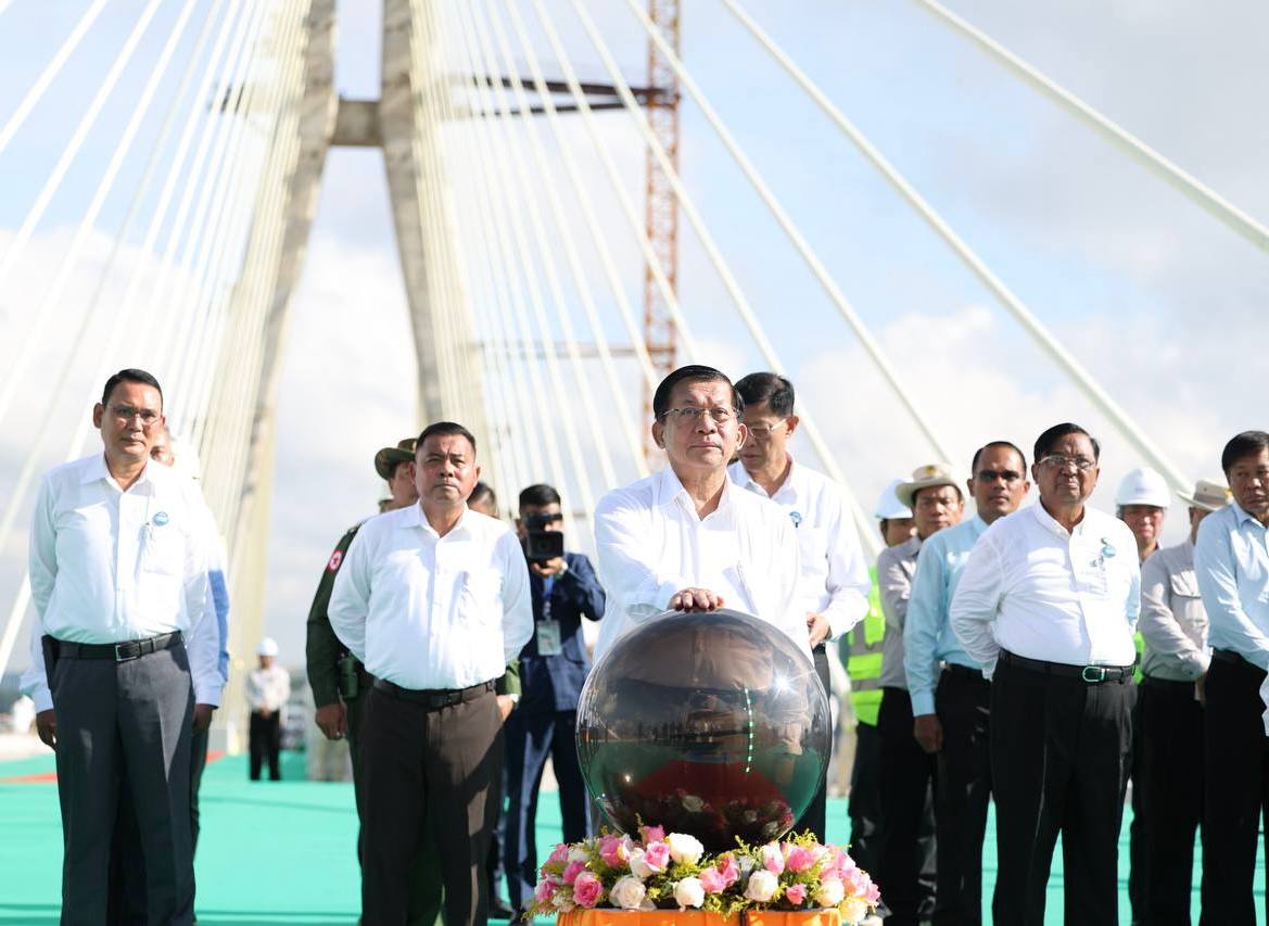 မြန်မာ-ကိုရီးယား(ဒလ)တံတား မဟာမင်္ဂလာ အခမ်းအနား ကျင်းပ