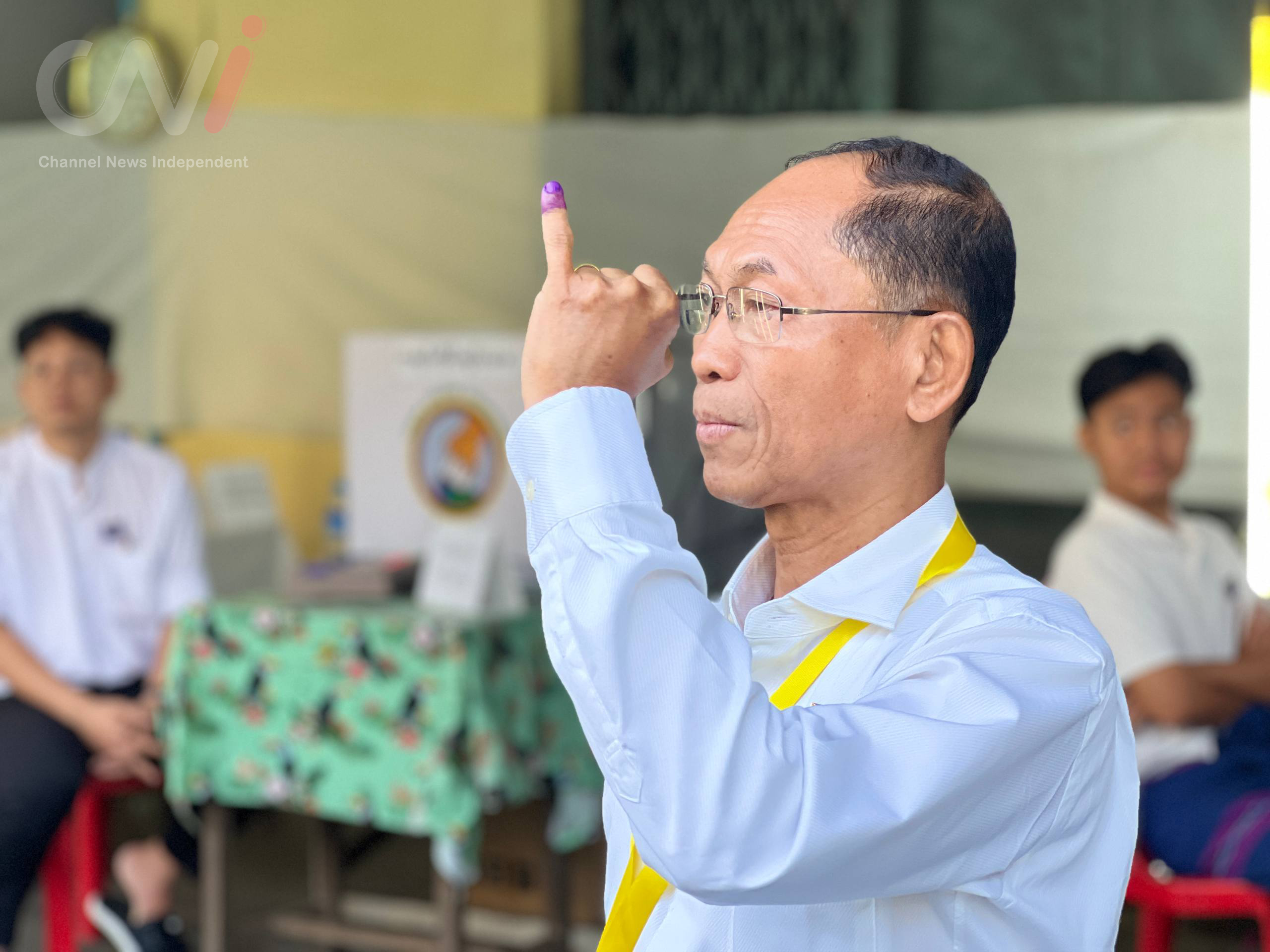 U Ko Ko Gyi Casts Vote in Election Phase (3)