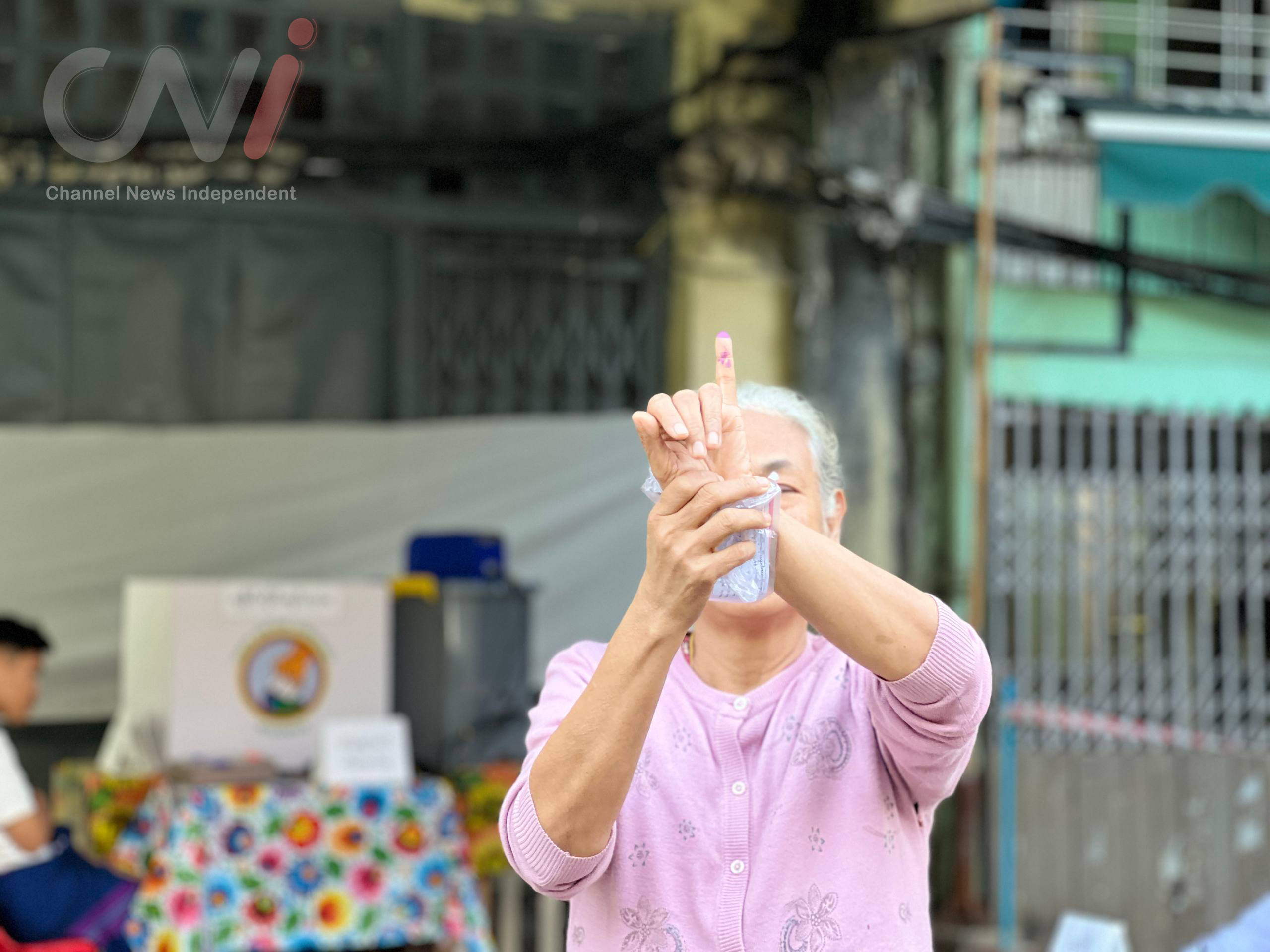 ရွေးကောက်ပွဲအပိုင်း(၃)တွင် လမ်းမတော်မြို့နယ်မှာ မဲပေးမှု မြင်ကွင်း