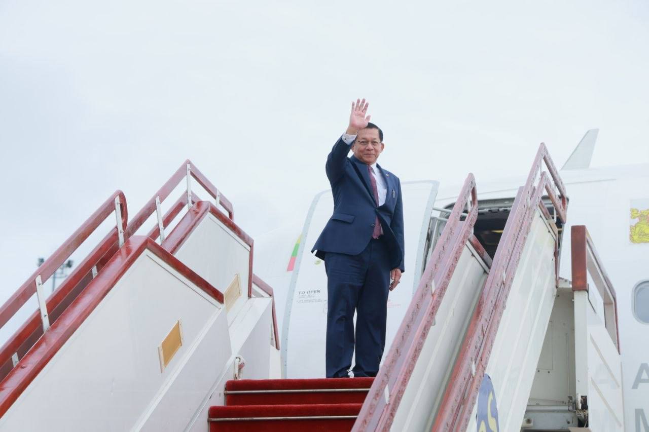 သမ္မတဦးမင်းအောင်လှိုင်၏ တရုတ်ခရီးစဉ် စတင်