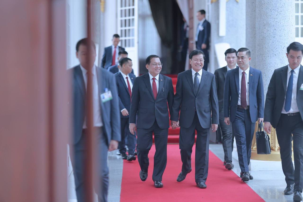 Lao President States Laos Will Stand as a Good Friend of Myanmar