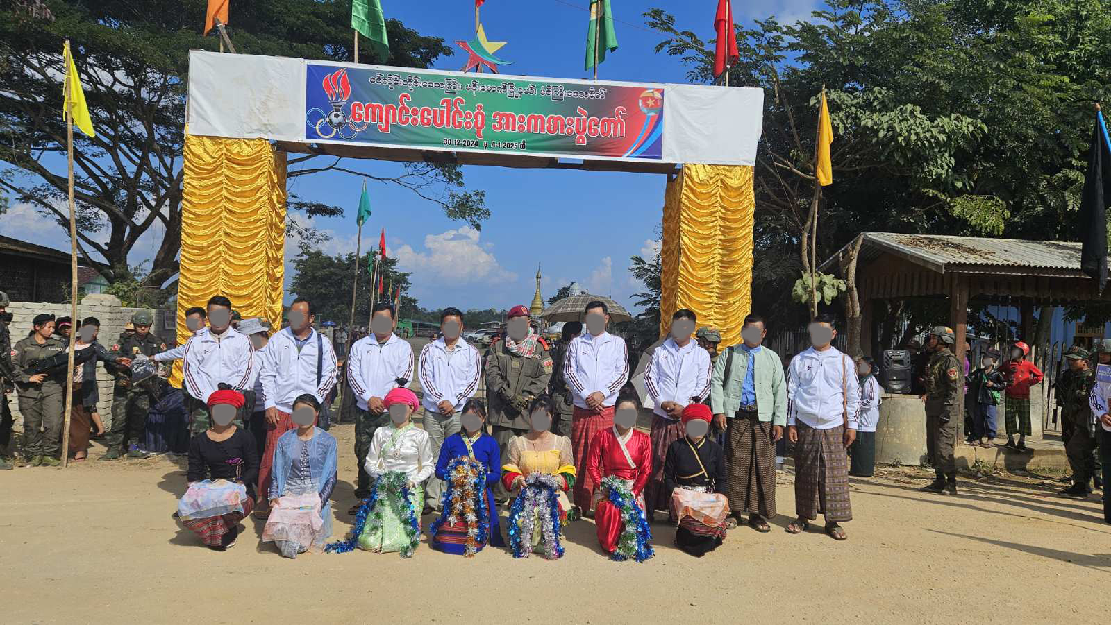 SNA က လုံခြုံရေးပေး၍ ဗန်းမောက်မှာ အားကစားပွဲတော်ကျင်းပ