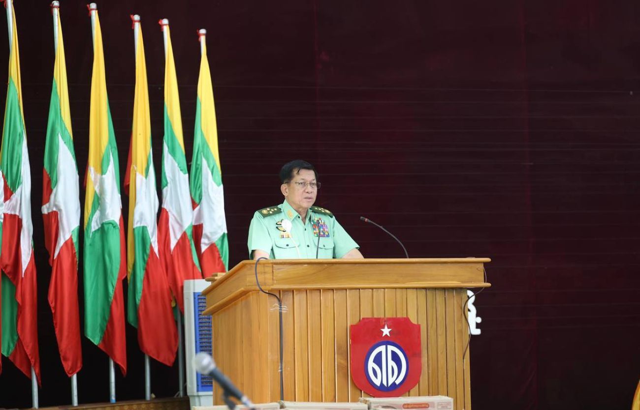 Senior General Min Aung Hlaing Says Biggest Challenge is Secessionist Efforts